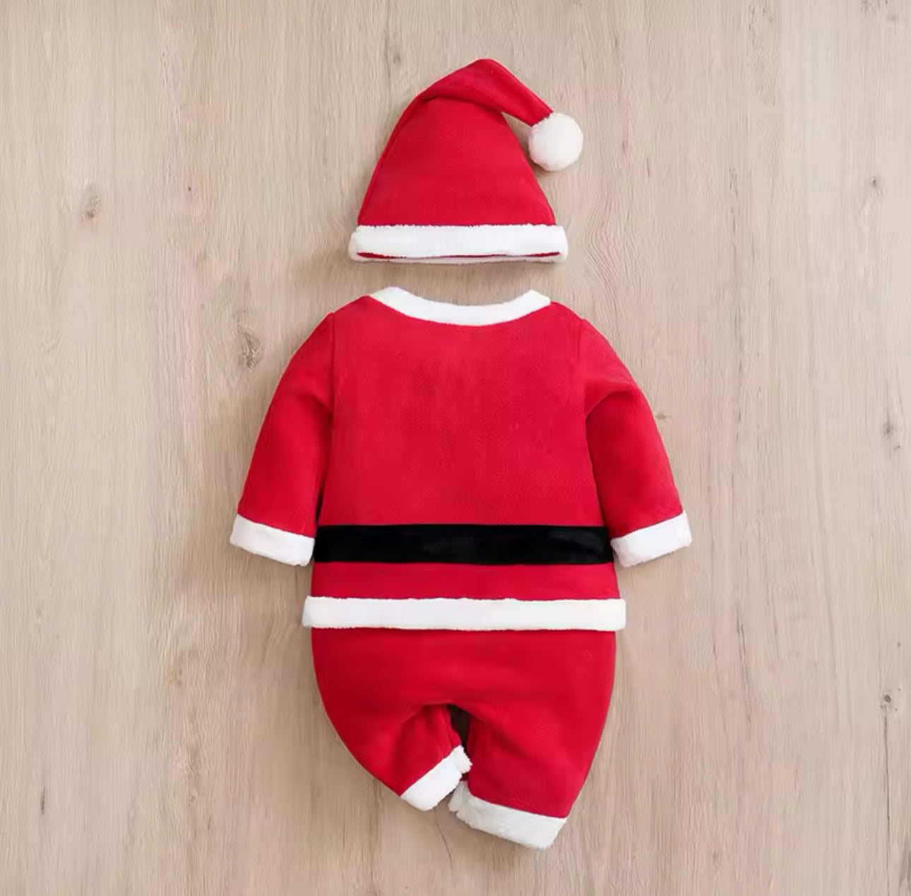 Santa Claus Jumpsuit with Hat