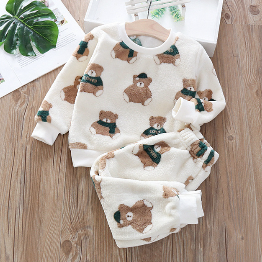 Printed Fleece Pyjamas