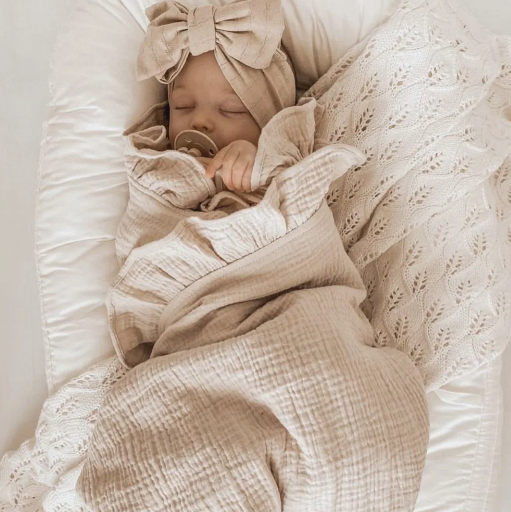 Ruffle Hydrophilic Swaddle