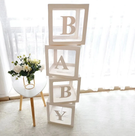 Paper Decor Letter Boxes