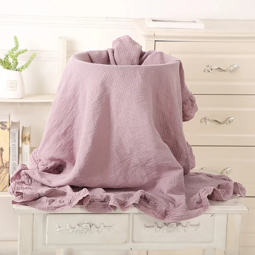 Ruffle Hydrophilic Swaddle