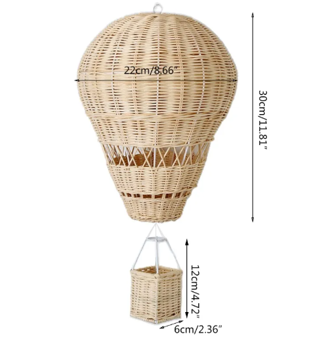 Rotan Roof Hot Air Balloon