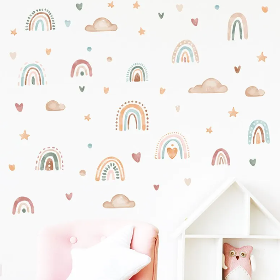 Boho Rainbow Wall Stickers