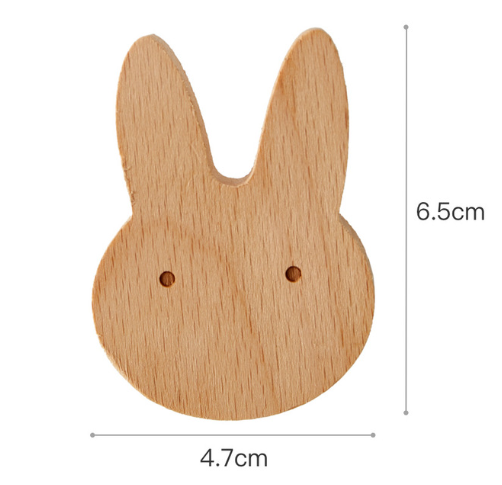 Wooden Animal Wall Coat Hanger