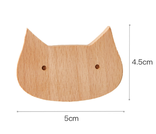 Wooden Animal Wall Coat Hanger