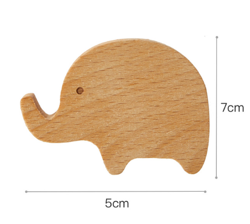 Wooden Animal Wall Coat Hanger