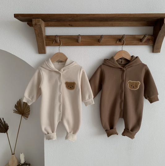 Hooded Bear Jumpsuit