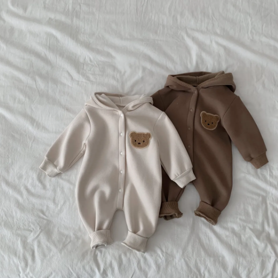 Hooded Bear Jumpsuit