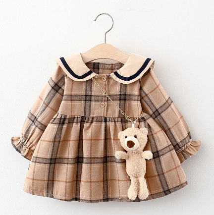 Autumn Teddy Bear Dress