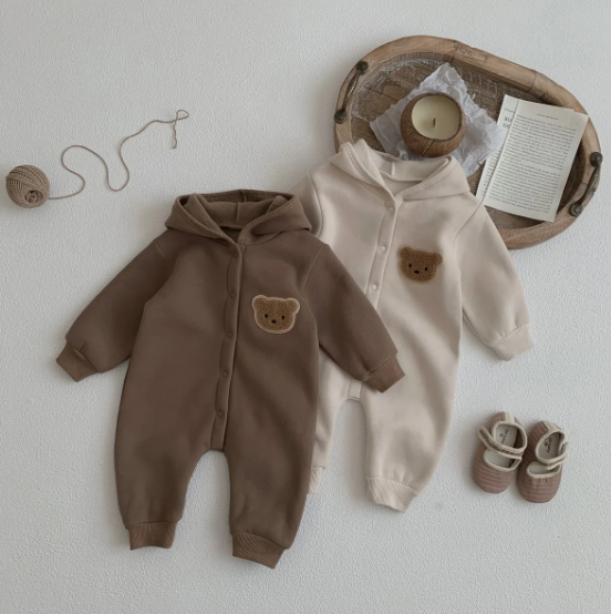 Hooded Bear Jumpsuit