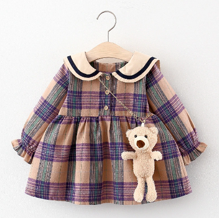 Autumn Teddy Bear Dress