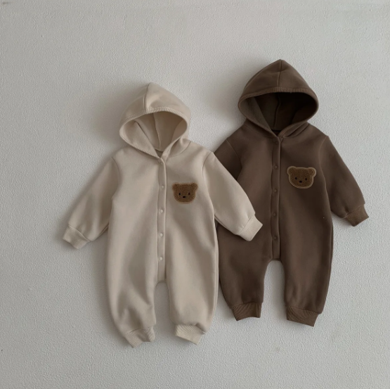 Hooded Bear Jumpsuit