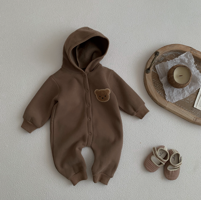 Hooded Bear Jumpsuit