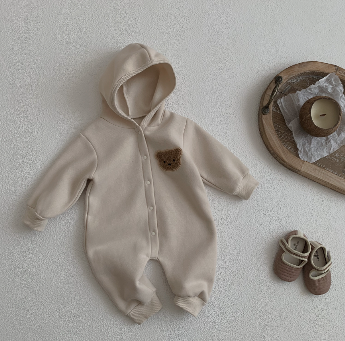 Hooded Bear Jumpsuit