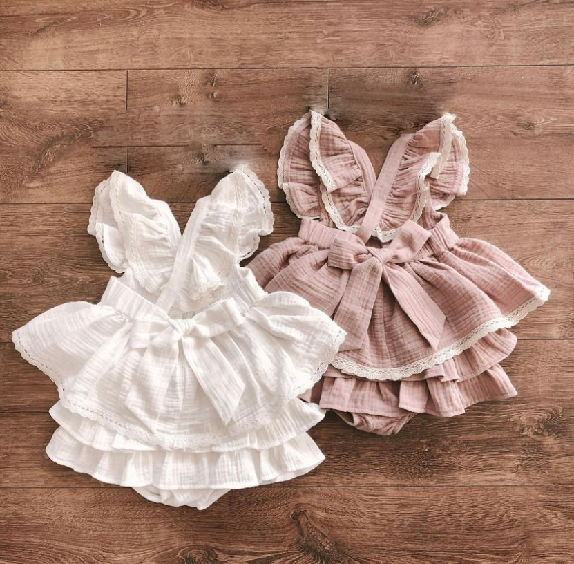 Ruffle Lace Dress Set