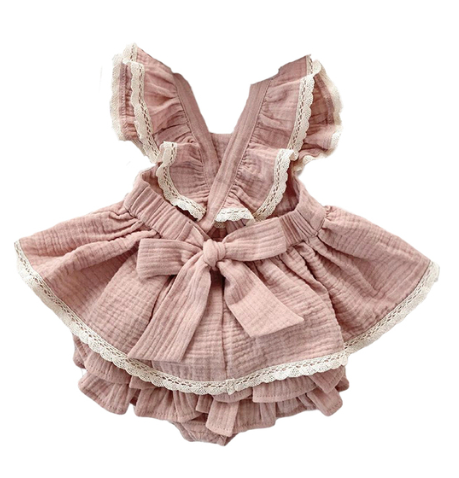 Ruffle Lace Dress Set