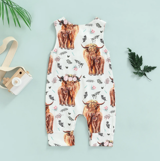 Flower Bison Jumpsuit