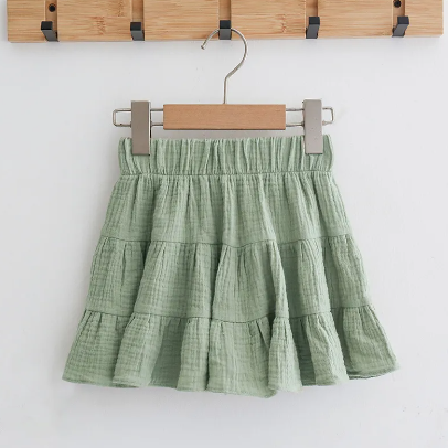 Ribbed Cotton Skirt