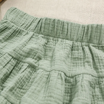 Ribbed Cotton Skirt