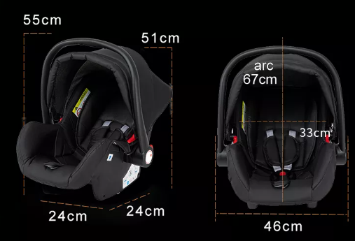 Luxury Deportable 3-Piece Stroller