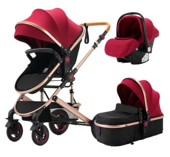 Luxury Deportable 3-Piece Stroller