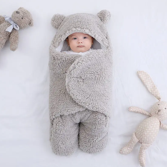 Plush Teddy Swaddle