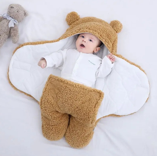 Plush Teddy Swaddle