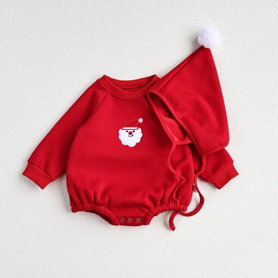 Christmas Bodysuit with Hat