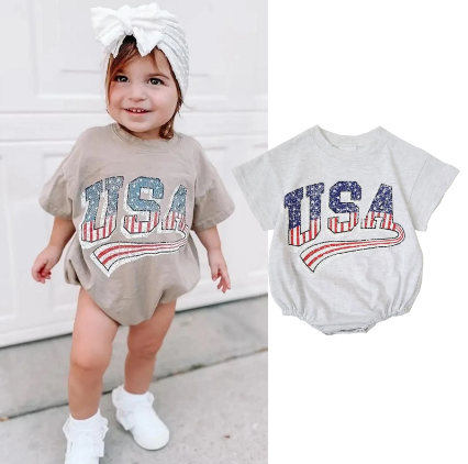 Puffed USA Jumpsuit