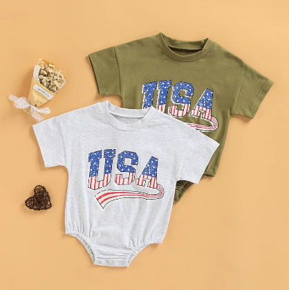 Puffed USA Jumpsuit