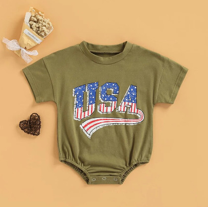 Puffed USA Jumpsuit