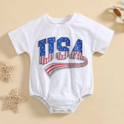 Puffed USA Jumpsuit