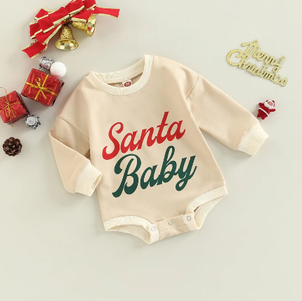 Santa Baby Bodysuit