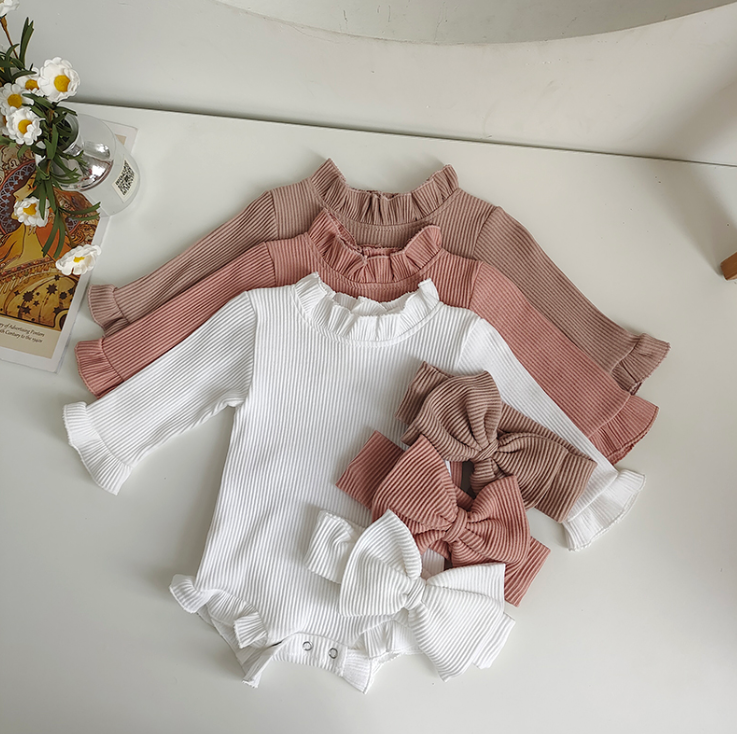 Longsleeve Bodysuit with Headbow